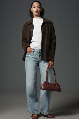 EB Denim Low-Rise Baggy Wide-Leg Jeans