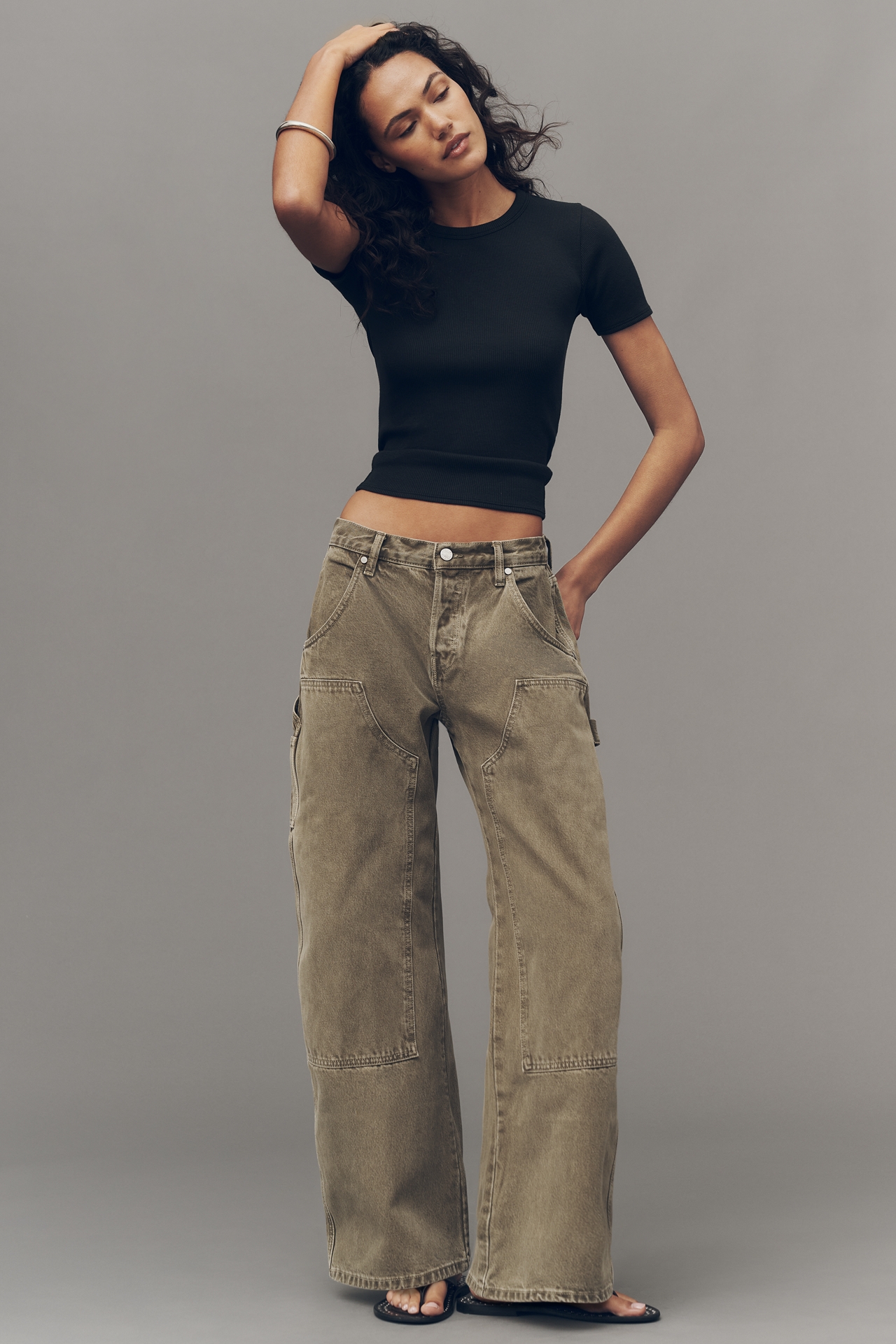 EB Denim Enzo Carpenter Mid-Rise Tapered Jeans