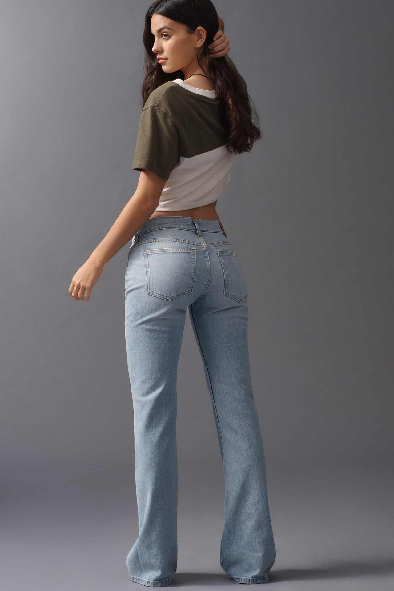 EB Denim Maria Mid-Rise Bootleg Jeans