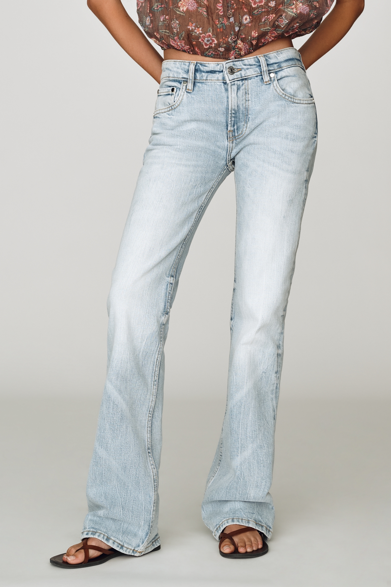 EB Denim Maria Slim Mid-Rise Bootcut Jeans