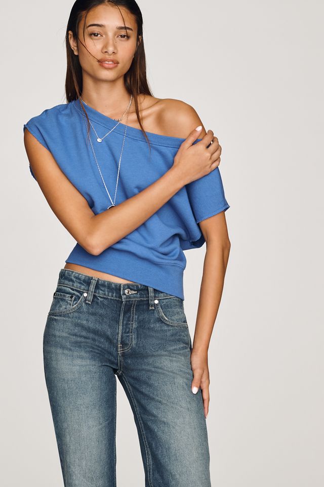 EB Denim Ariel Mid-Rise Wedgie Straight Jeans #1
