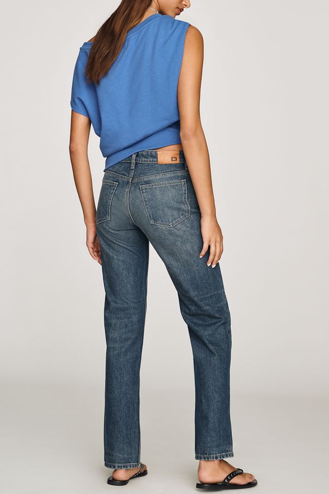 EB Denim Ariel Mid-Rise Wedgie Straight Jeans #3