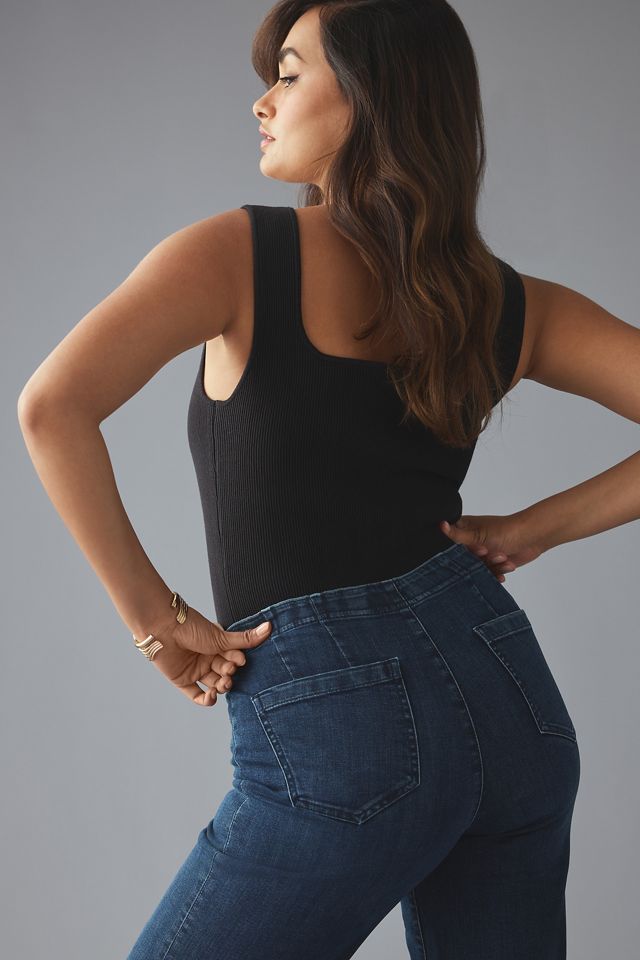 Pilcro Retro Low-Rise Pull-On Flare Jeans #2