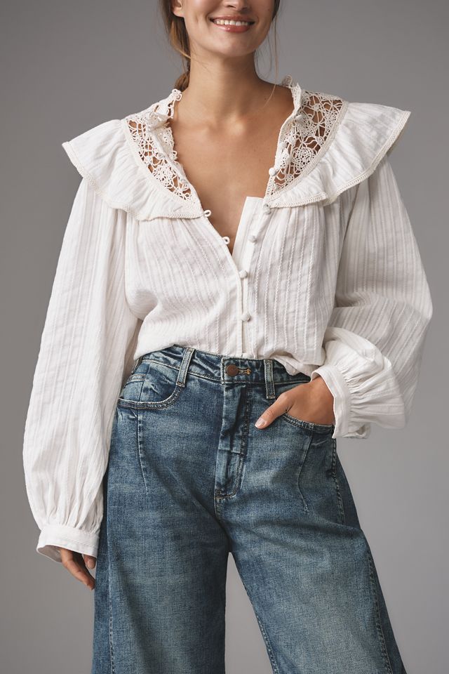 The Kenna Mid-Rise Heritage Barrel Jeans by Pilcro #3
