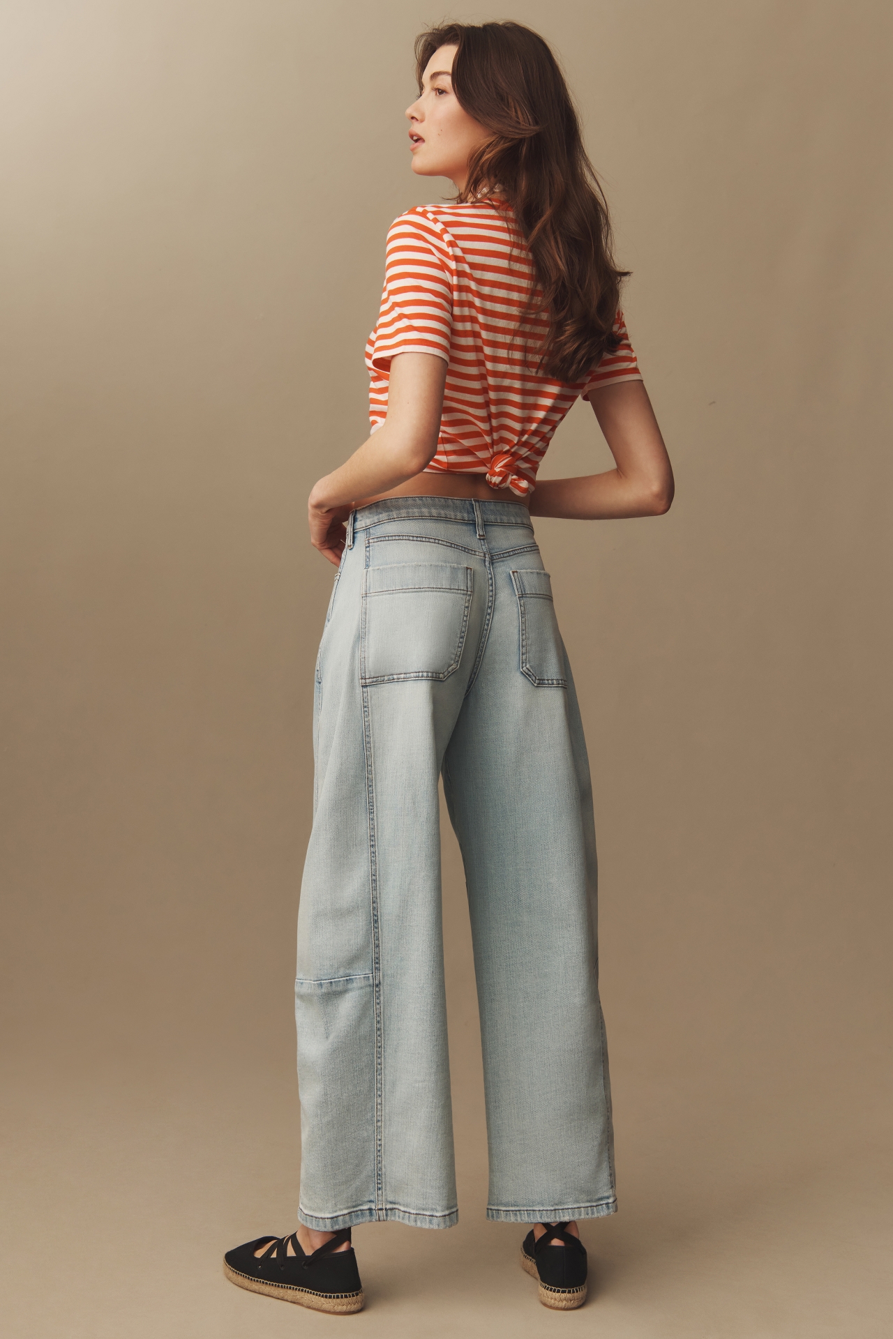 Pilcro Heritage Curve Mid-Rise Barrel Jeans