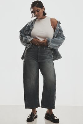 Anthropologie ピルクロハイライズ カーペンターバレルジーンズ High-Rise Carpenter Barrel Jeans | Nuuly
