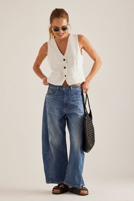 【Anyone more】Fergie Cargo String Wide Pintuck Pants 4th & Reckless Fergie Wide-Leg Pintuck Joggers