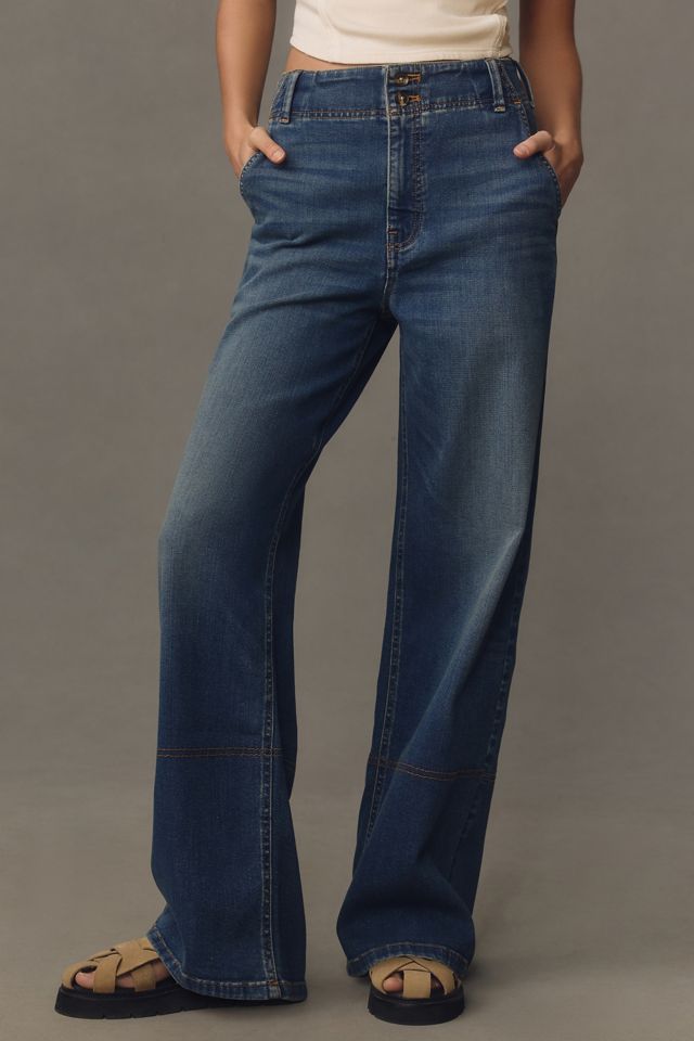 The Eventide High-Rise Wide-Leg Trouser Jeans by Pilcro #2