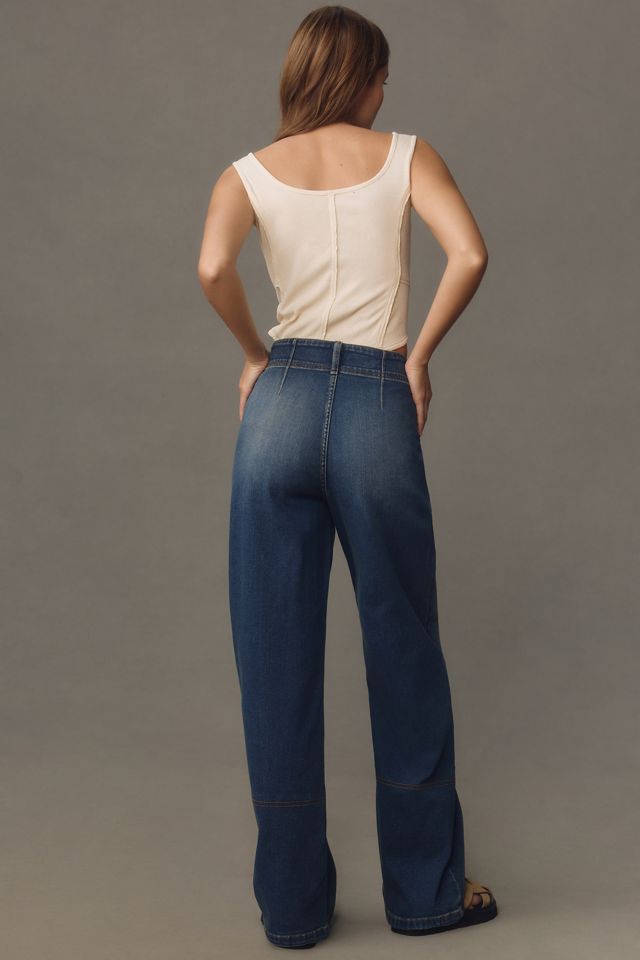 The Eventide High-Rise Wide-Leg Trouser Jeans by Pilcro #1