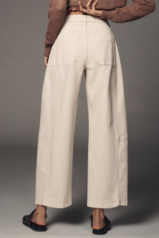 The Kenna Mid-Rise Heritage Barrel Jeans by Pilcro #3