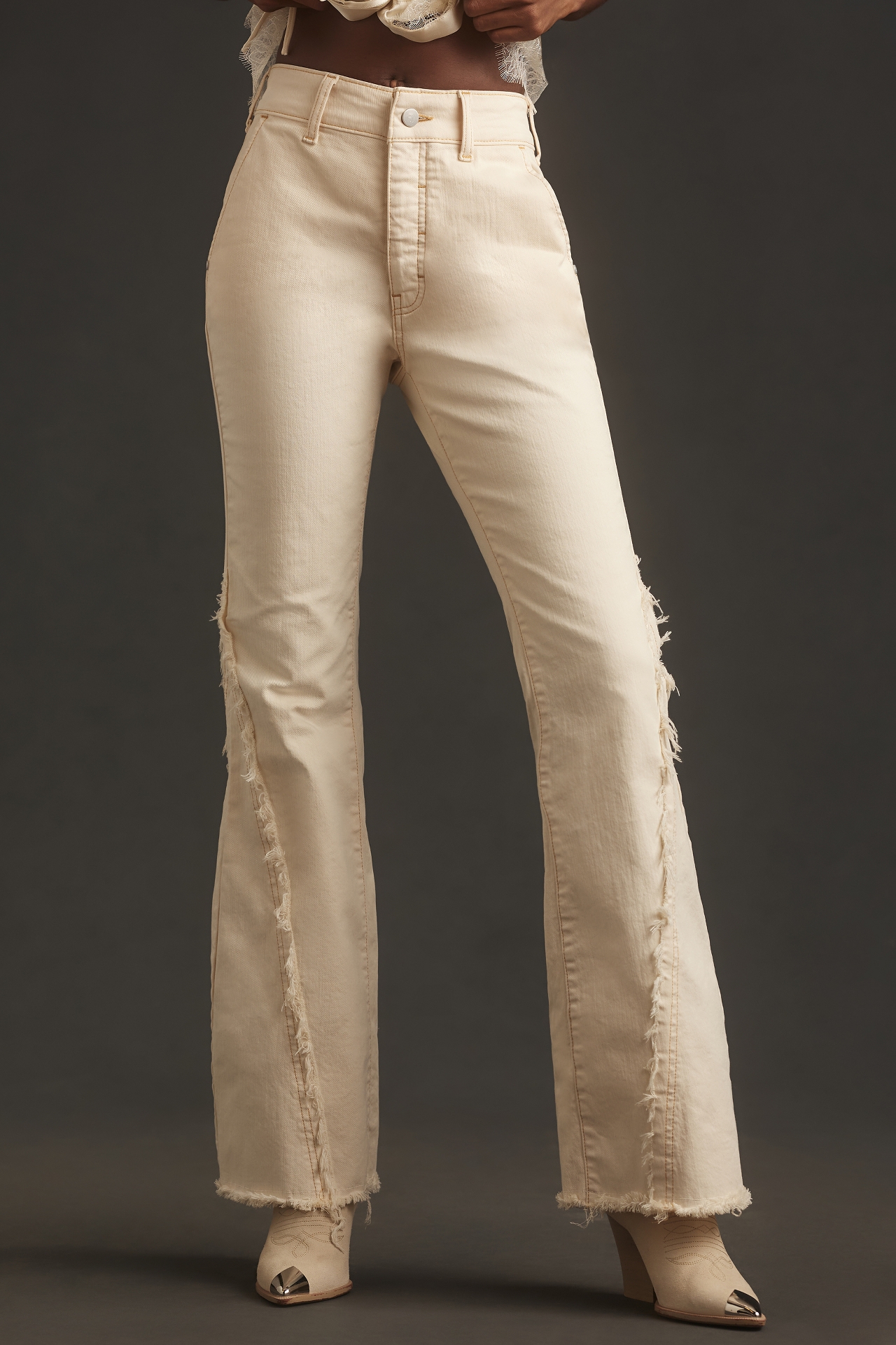 Pilcro Reworked High-Rise Icon Flare Jeans