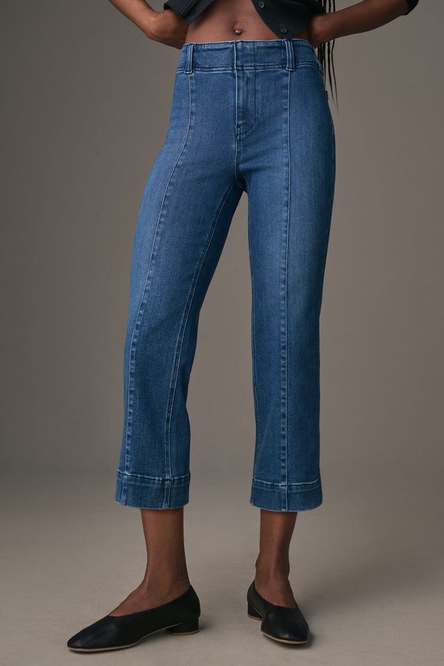 Pilcro Slim 70s High-Rise Crop Flare Jeans #1