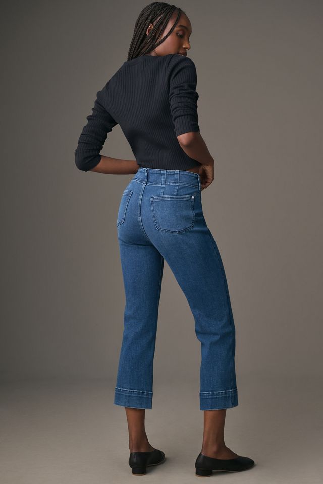 Pilcro Slim 70s High-Rise Crop Flare Jeans #2
