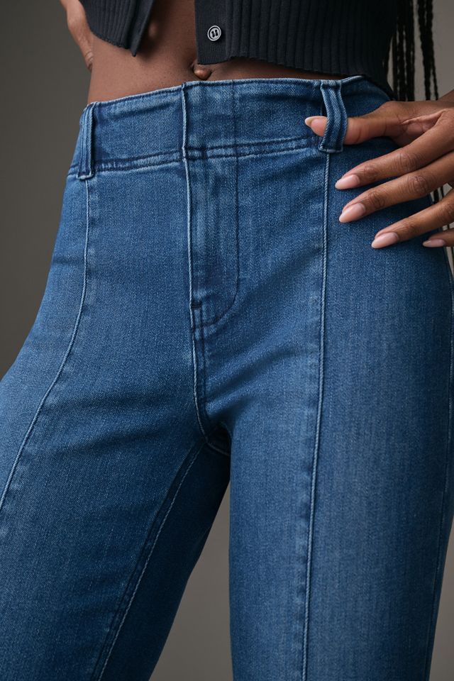 Pilcro Slim 70s High-Rise Crop Flare Jeans #3