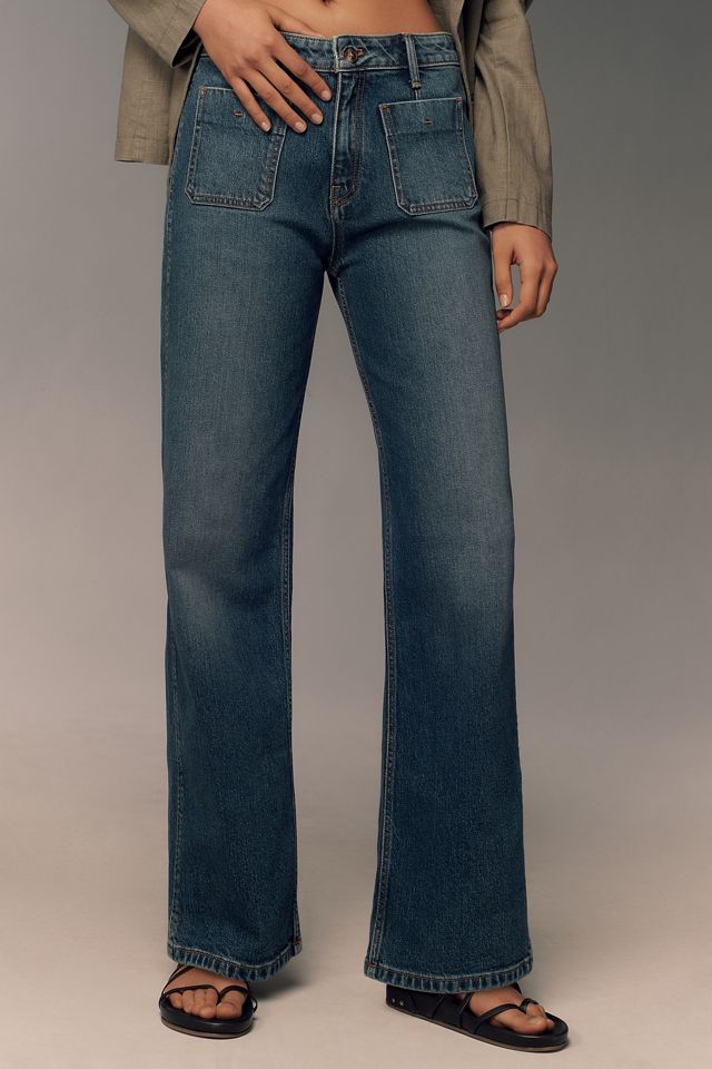 Pilcro Vintage Column High-Rise Wide-Leg Jeans #1