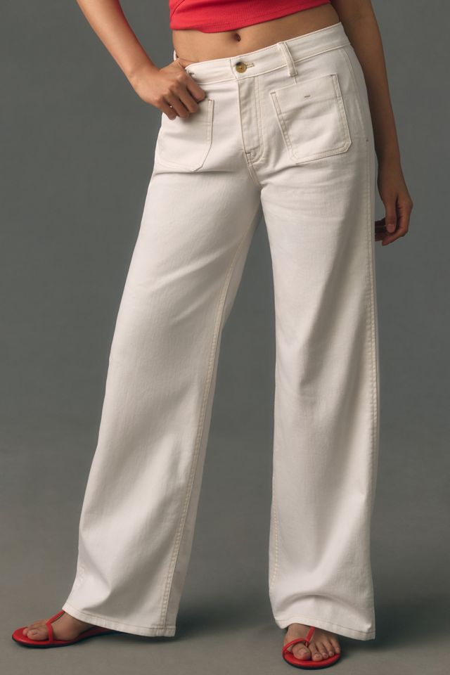 Pilcro Vintage Column High-Rise Wide-Leg Jeans #1