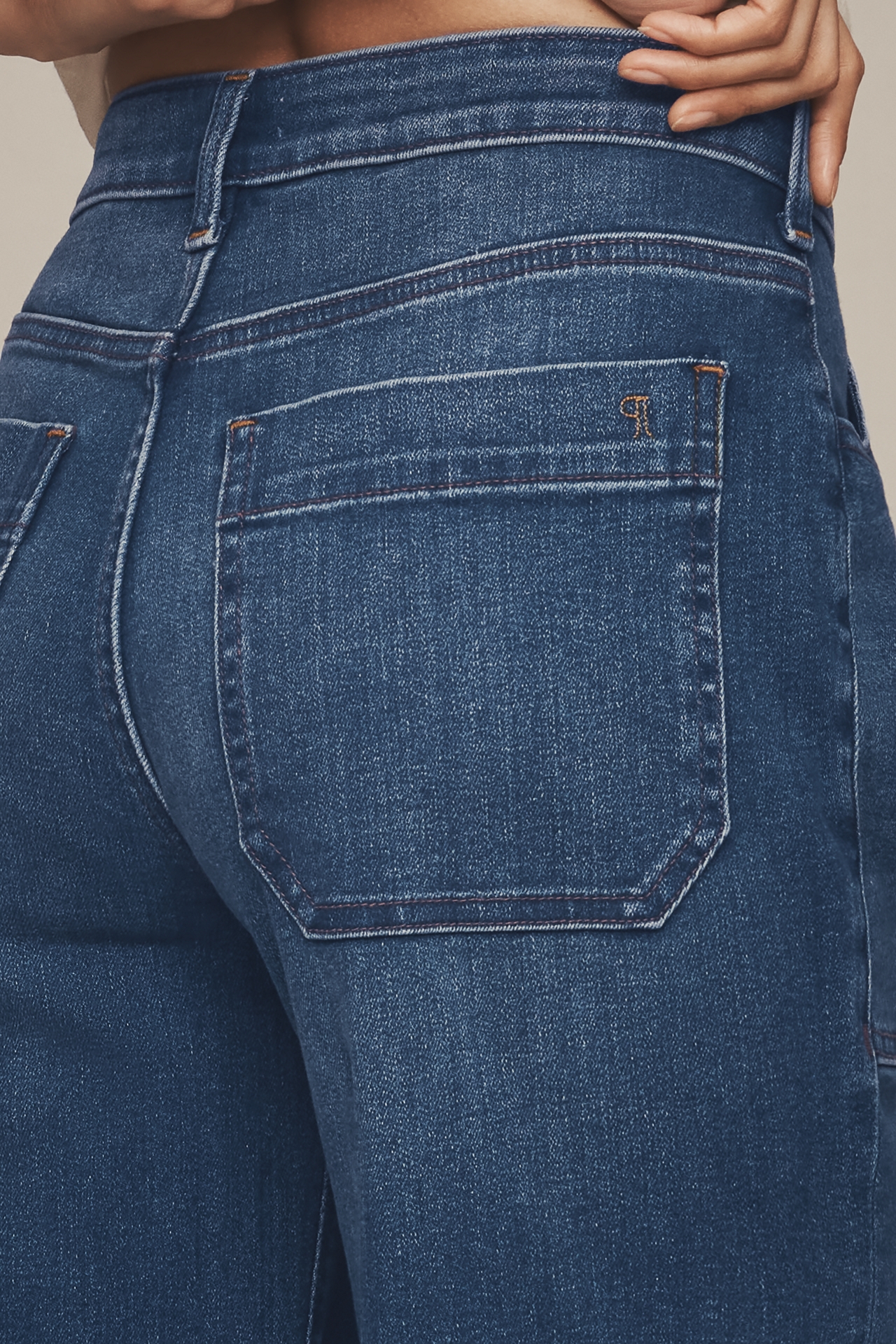 The Rylan Relaxed High-Rise Flare Jeans by Pilcro