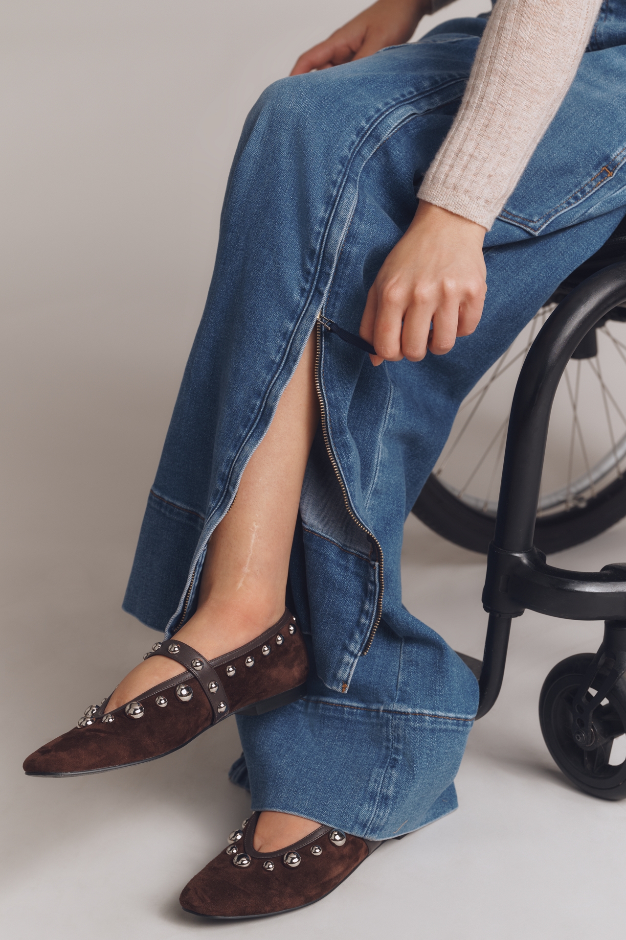 The Rylan Relaxed High-Rise Flare Jeans by Pilcro