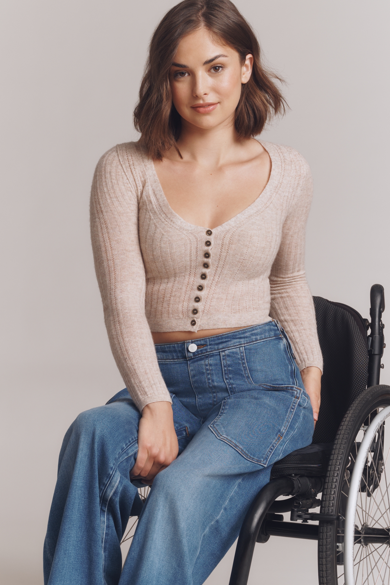 The Rylan Relaxed High-Rise Flare Jeans by Pilcro