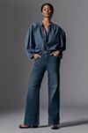 The Rylan Relaxed High-Rise Flare Jeans by Pilcro