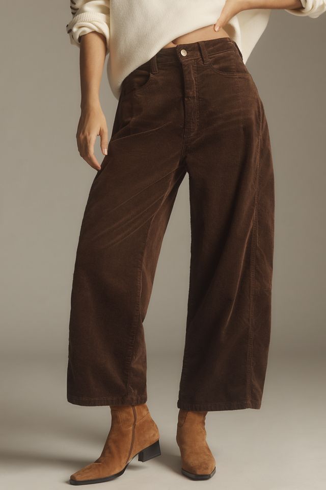 The Kenna Heritage Mid-Rise Barrel Jeans by Pilcro: Corduroy Edition #1