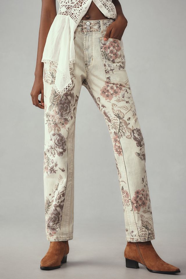 The Wanderer Mid-Rise Relaxed-Leg Jeans by Pilcro #1