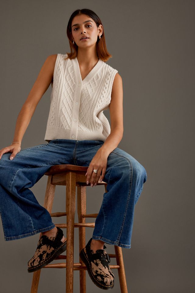 Pilcro Corset Seamed High-Rise Wide-Leg Jeans #5