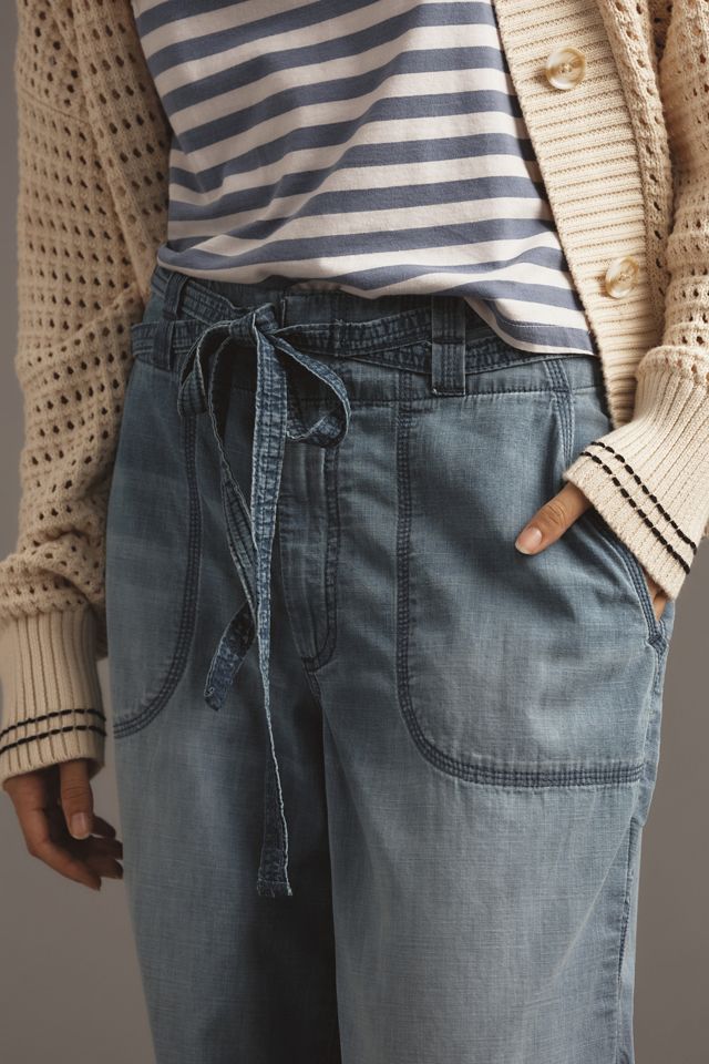 Pilcro High-Rise Parachute Tie-Waist Jeans #2