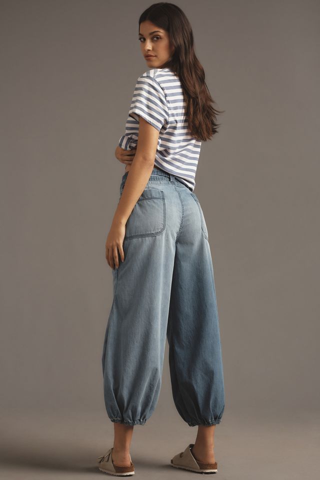 Pilcro High-Rise Parachute Tie-Waist Jeans #3
