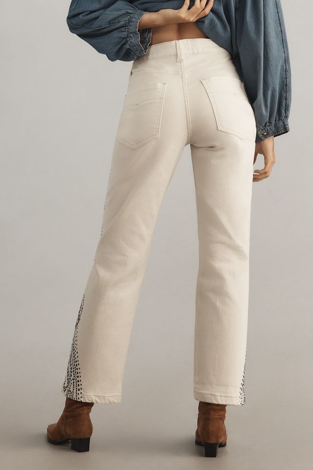 Pilcro Slim Slouch Mid-Rise Straight-Leg Jean #4