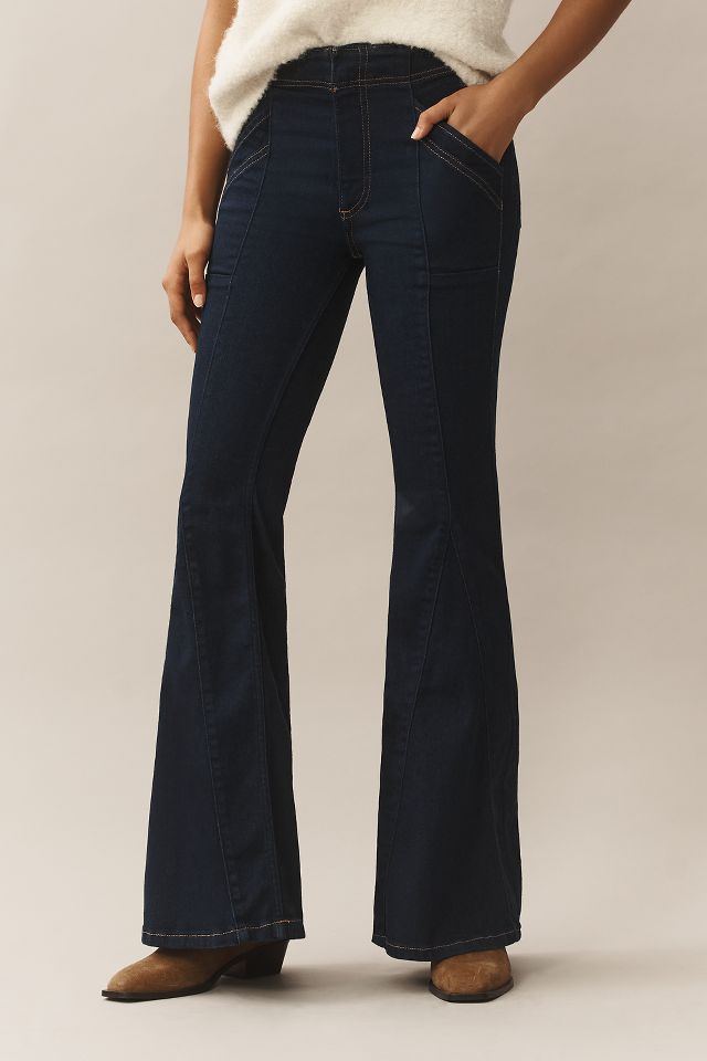 Anthropologie shops Pilcro and the Letterpress High-Rise Flare Jeans