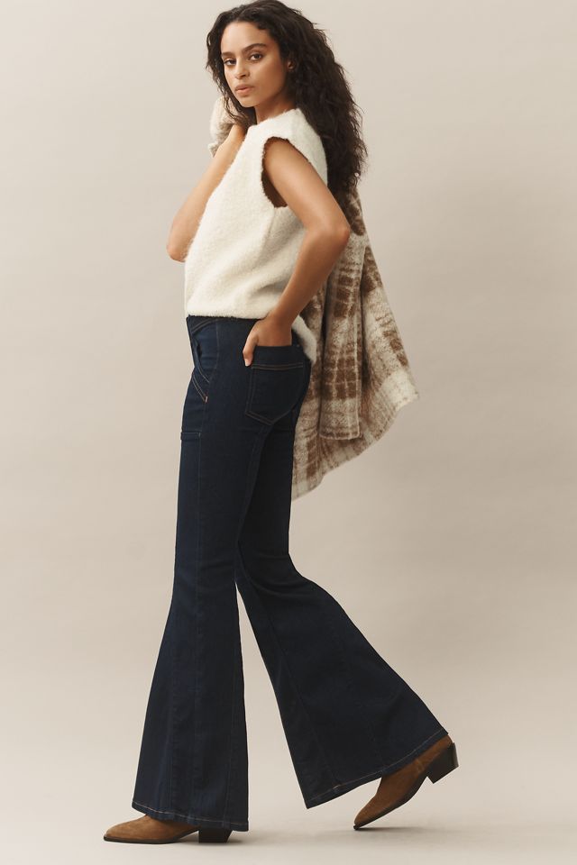 Pilcro Puddle Mid-Rise Flare Jeans #2