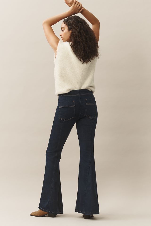 Pilcro Puddle Mid-Rise Flare Jeans #4