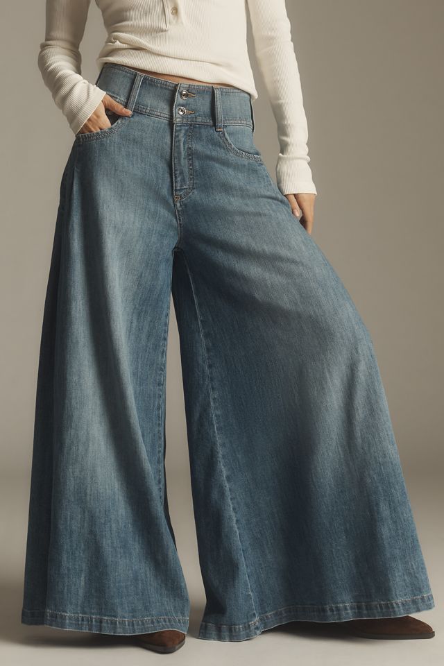 Pilcro Dramazzo Mid-Rise Ultra Wide-Leg Jeans #3