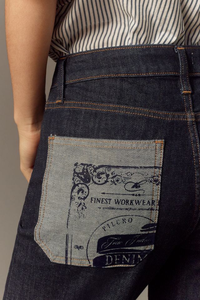 Pilcro High-Rise Cuff Flocked Jeans #2