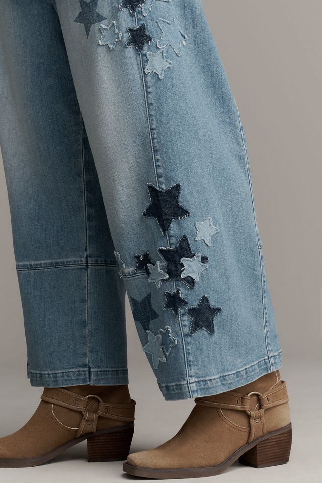 The Izzie Relaxed Pull-On Barrel Jeans by Pilcro #10