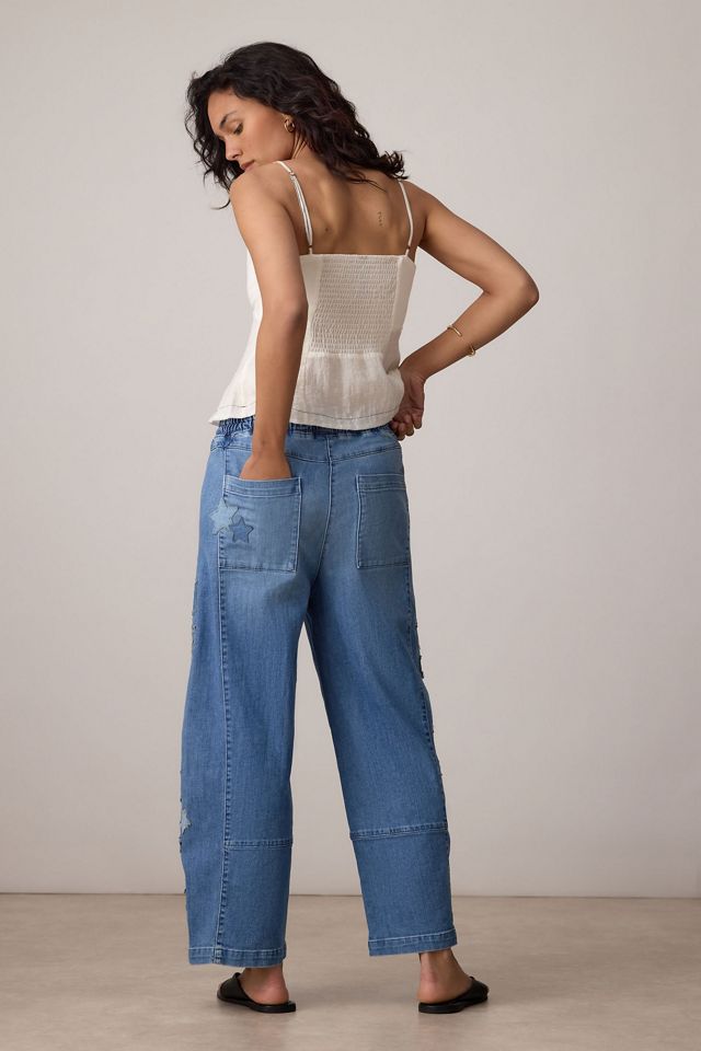 Die Izzie Entspannte Pull-On Barrel Jeans von Pilcro #3