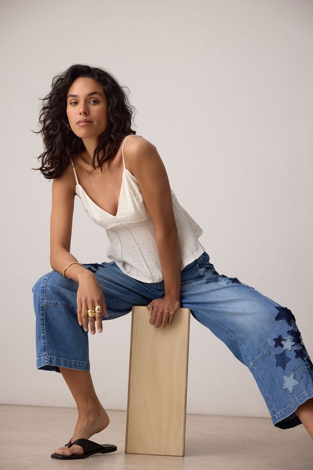 Die Izzie Entspannte Pull-On Barrel Jeans von Pilcro #1