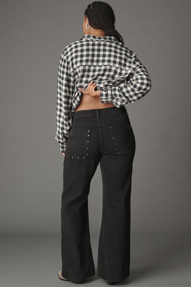 The Rylan Relaxed High-Rise Flare Jeans by Pilcro #7
