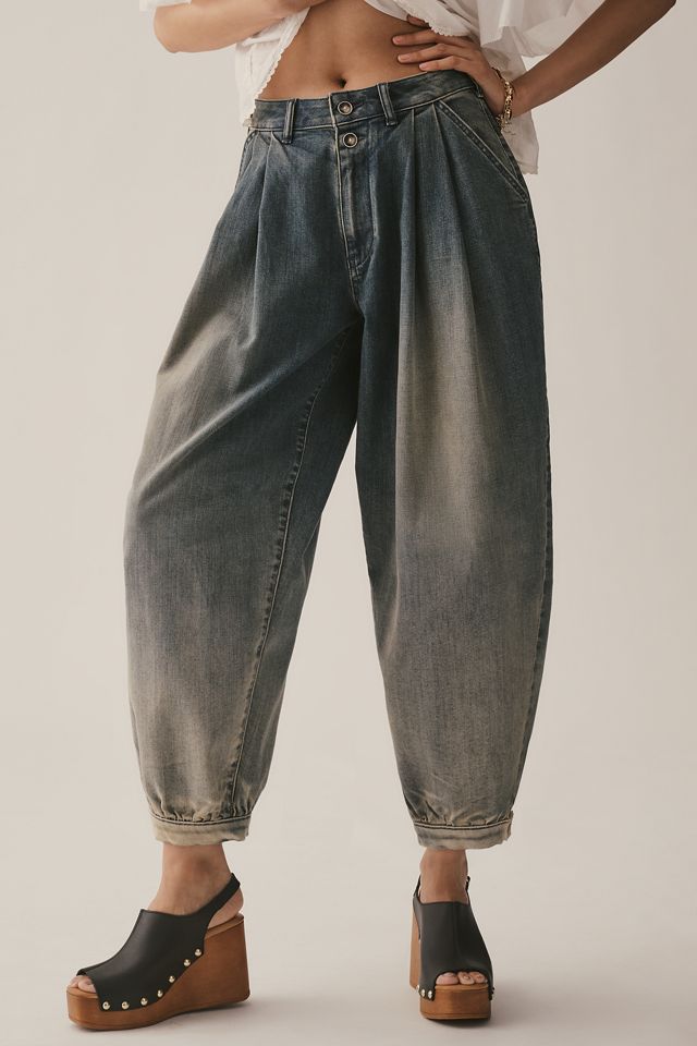 Anthropologie ★ Pilcro Pleated High-Rise Balloon-Leg Jeans Pilcro Pleated High-Rise Balloon-Leg Jeans | Anthropologie