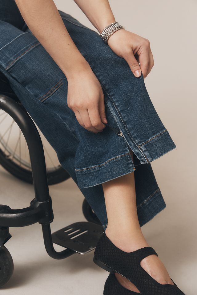 Maeve Colette High-Rise Wide-Leg Cropped Jeans #13