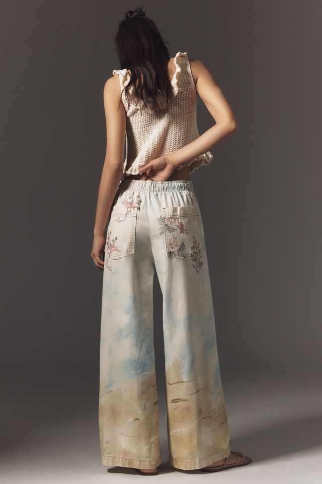 Pilcro Pull-On High-Rise Wide-Leg Jeans #2