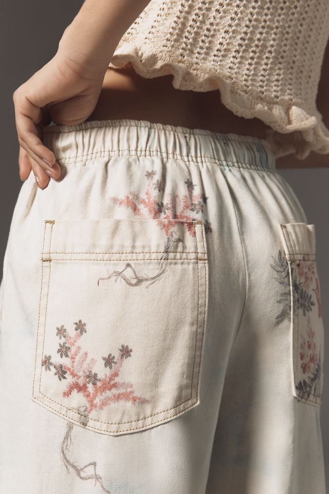 Pilcro Pull-On High-Rise Wide-Leg Jeans #3