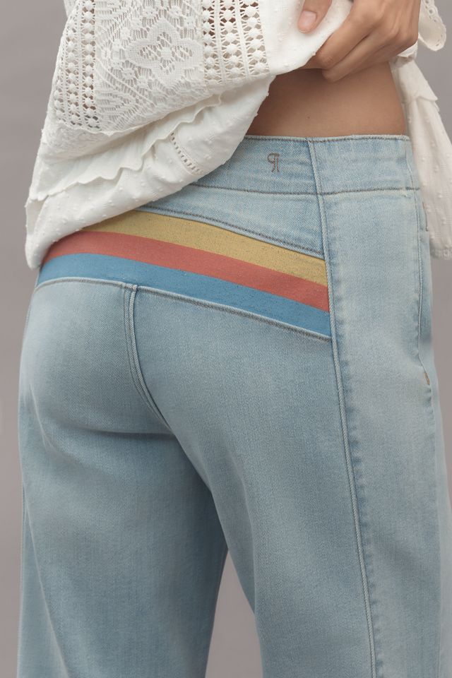 Pilcro Rainbow High-Rise Crop-Flare Jeans #1