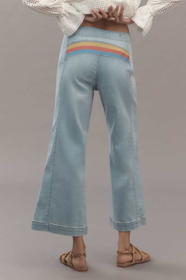 Pilcro Rainbow High-Rise Crop-Flare Jeans #3