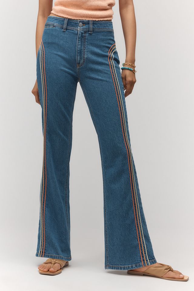 Pilcro Rainbow High-Rise Bootcut Jeans #1
