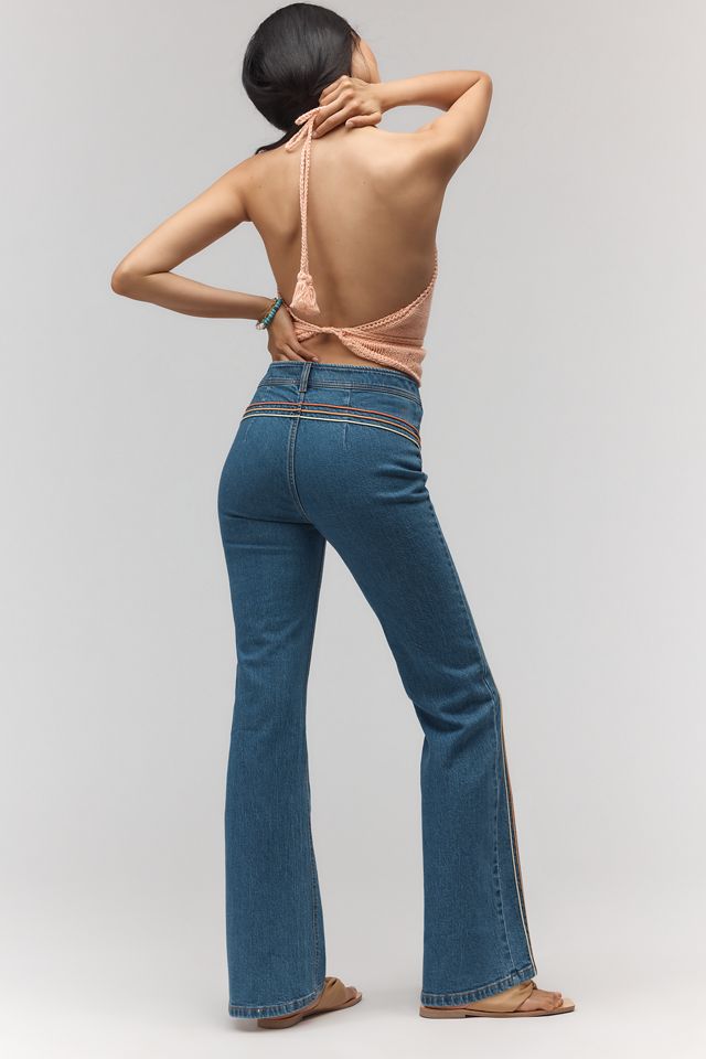 Pilcro Rainbow High-Rise Bootcut Jeans #3