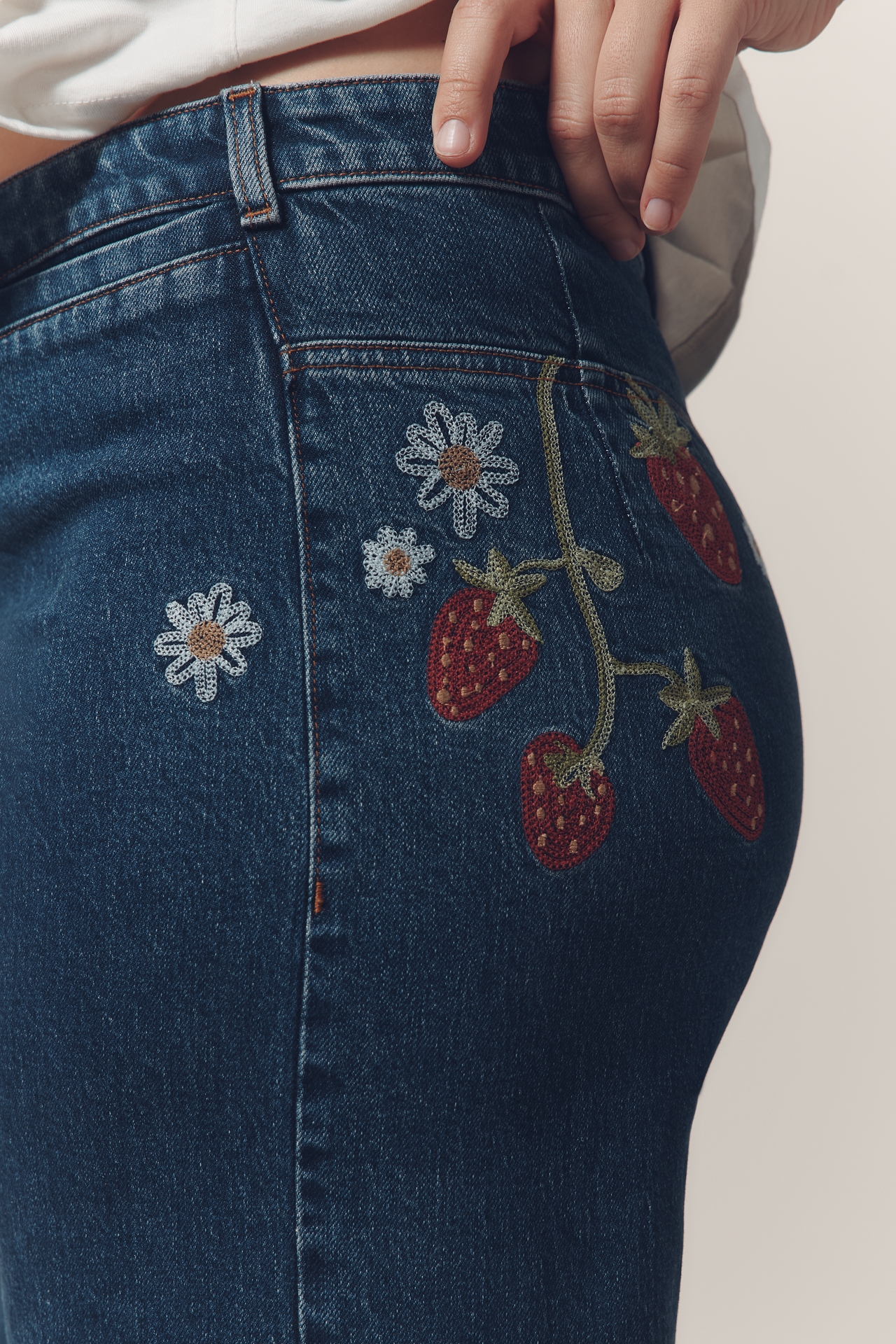 Maeve High-Rise Wide-Leg Jeans