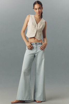 PILCRO HIGH-RISE WIDE-LEG JEANS 