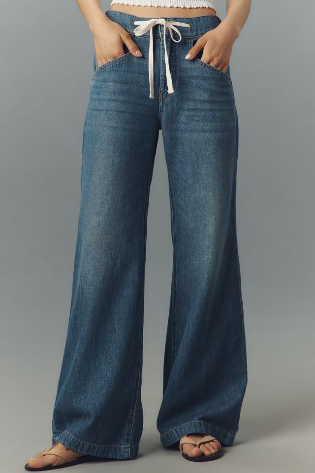 Pilcro High-Rise Pull-On Flare Jeans #1